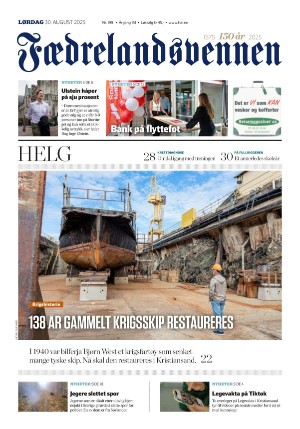 Fædrelandsvennen 30.08.25