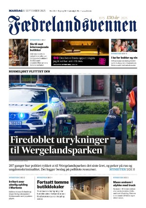 Fædrelandsvennen 08.09.25