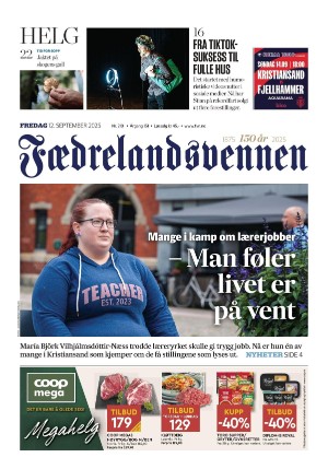 Fædrelandsvennen 12.09.25