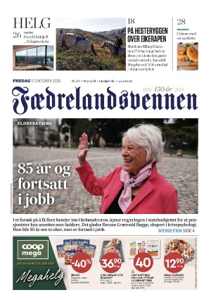 Fædrelandsvennen 17.10.25