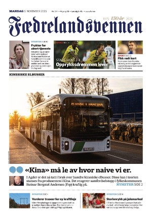Fædrelandsvennen 03.11.25