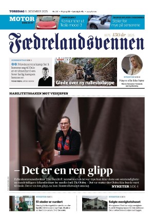 Fædrelandsvennen 11.12.25