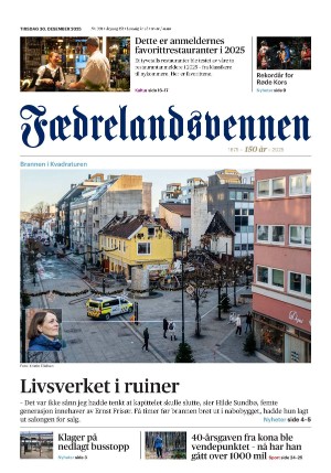 Fædrelandsvennen 30.12.25