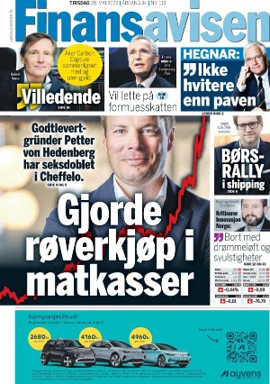 Forside Finansavisen