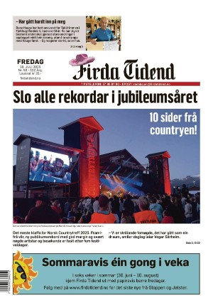 Firda Tidend 18.07.25