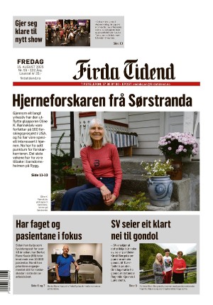 Firda Tidend 15.08.25