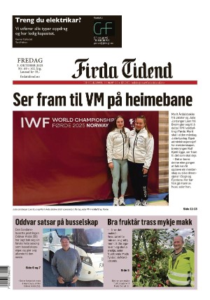 Firda Tidend 03.10.25