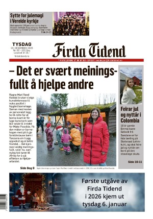 Firda Tidend 23.12.25