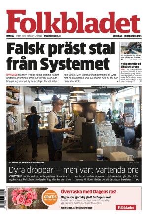 Folkbladet 2024-04-22