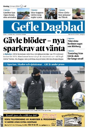 Gefle Dagblad 2024-03-13