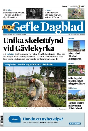 Gefle Dagblad 2025-06-17