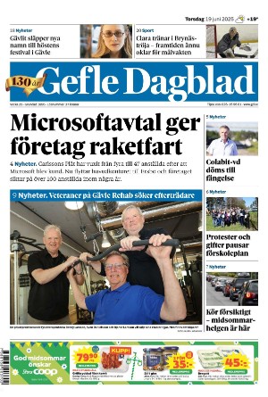 Gefle Dagblad 2025-06-19