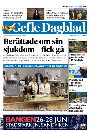 Gefle Dagblad 2025-06-25