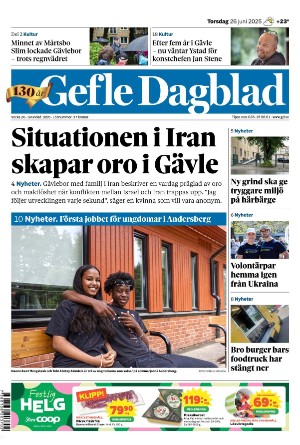Gefle Dagblad 2025-06-26