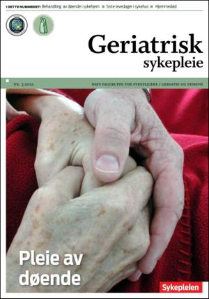 Sykepleien - Geriatrisk 2012/3 (01.09.12)