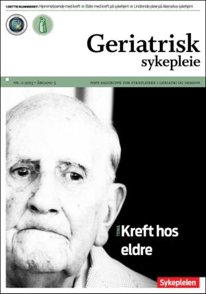 Sykepleien - Geriatrisk 2013/2 (15.08.13)