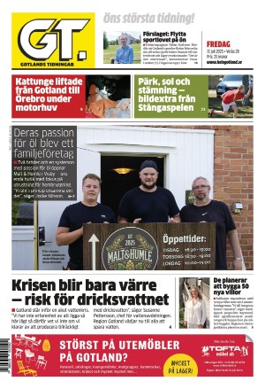 Gotlands Tidningar 2025-07-11