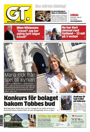 Gotlands Tidningar 2025-07-19