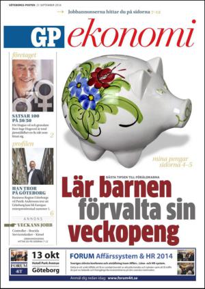 Göteborgs-Posten Jobb 2014-09-21