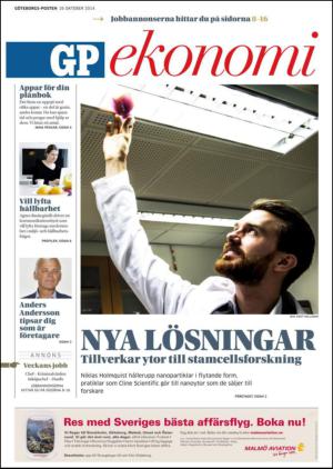 Göteborgs-Posten Jobb 2014-10-26