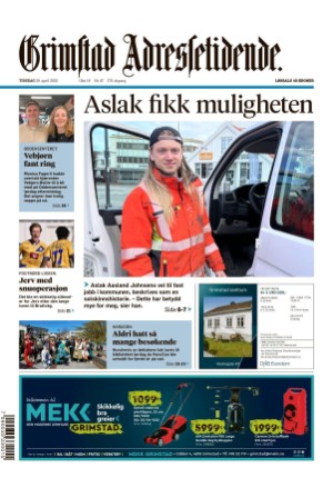Grimstad Adressetidende 29.04.25