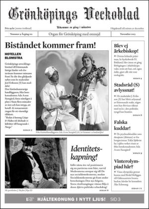 Grönköpings Veckoblad 2013-11-01
