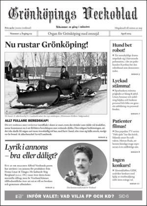Grönköpings Veckoblad 2014-04-24