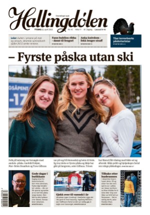Hallingdølen 22.04.25