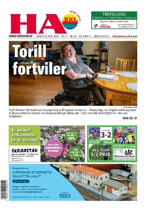 Hamar Arbeiderblad 26.04.25