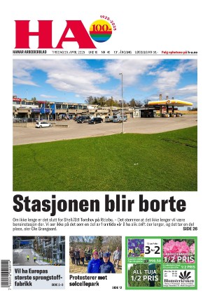 Hamar Arbeiderblad 29.04.25