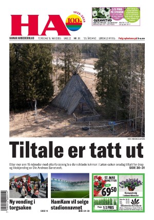 Hamar Arbeiderblad 15.05.25