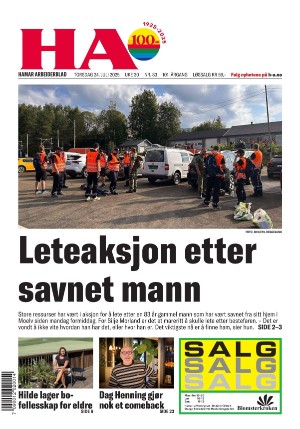 Hamar Arbeiderblad 24.07.25