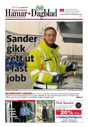 Hamar Dagblad 24.03.22