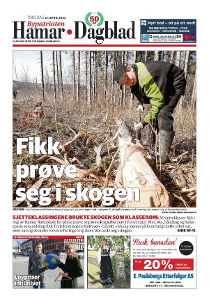 Hamar Dagblad 21.04.22