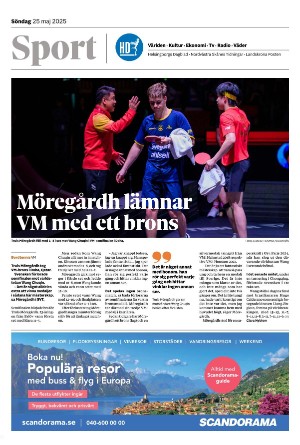 Helsingborgs Dagblad Section B 2025-05-25