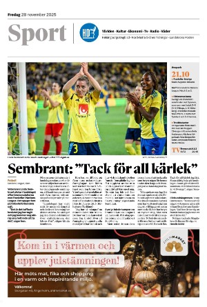 Helsingborgs Dagblad Section B 2025-11-28