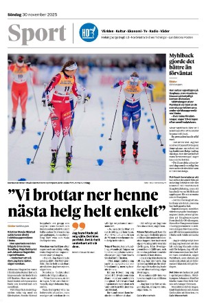 Helsingborgs Dagblad Section B 2025-11-30