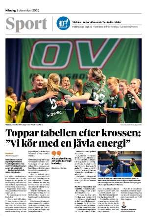 Helsingborgs Dagblad Section B 2025-12-01