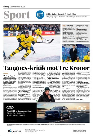 Helsingborgs Dagblad Section B 2025-12-12