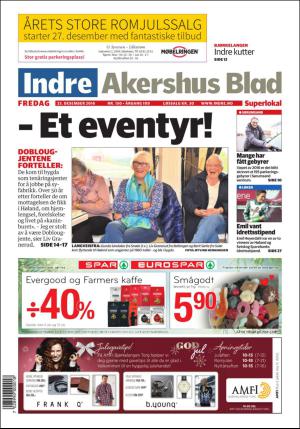 Indre Akershus Blad 23.12.16 Indre Akershus Blad Kryssord