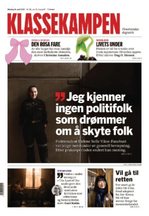 Klassekampen 14.04.25