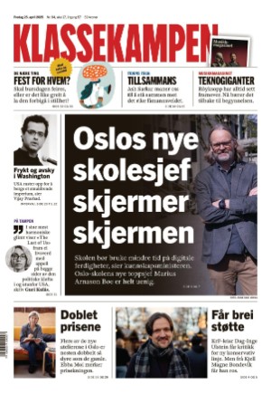 Klassekampen 25.04.25