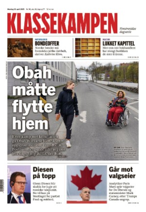 Klassekampen 28.04.25