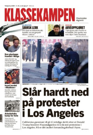 Klassekampen 10.06.25
