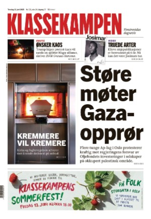 Klassekampen 12.06.25