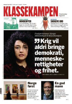 Klassekampen 23.06.25