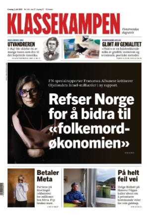Klassekampen 02.07.25