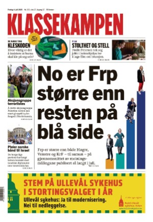 Klassekampen 04.07.25