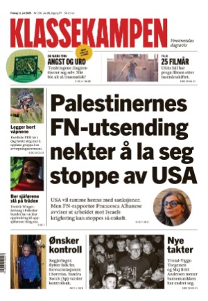 Klassekampen 11.07.25