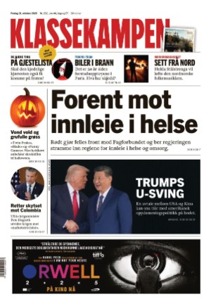Klassekampen 31.10.25